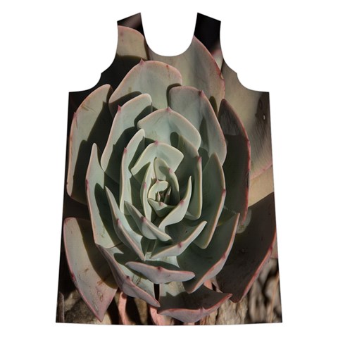 Succulent Green Pink Rosettes Shoulder Cutout Velvet One Piece from ArtsNow.com Front