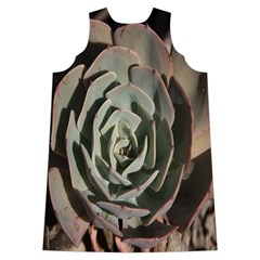 Succulent Green Pink Rosettes Shoulder Cutout Velvet One Piece from ArtsNow.com Back
