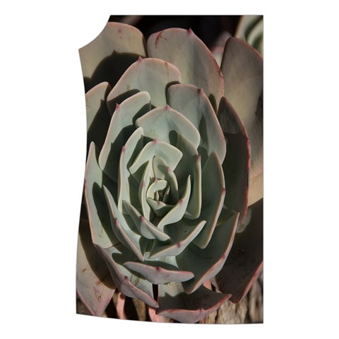 Succulent Green Pink Rosettes Women s Button Up Vest from ArtsNow.com Front Right