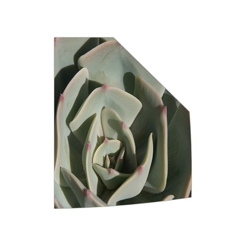 Succulent Green Pink Rosettes Women s Button Up Vest from ArtsNow.com Left Pocket