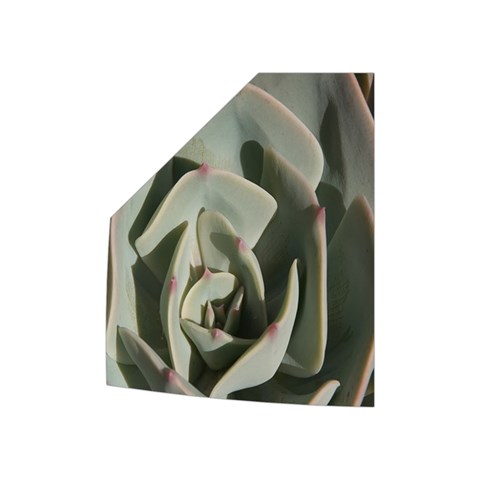 Succulent Green Pink Rosettes Women s Button Up Vest from ArtsNow.com Right Pocket