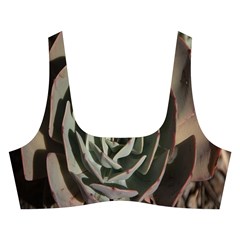 Succulent Green Pink Rosettes Cross Back Hipster Bikini Set from ArtsNow.com Front