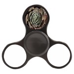 Succulent Green Pink Rosettes Finger Spinner