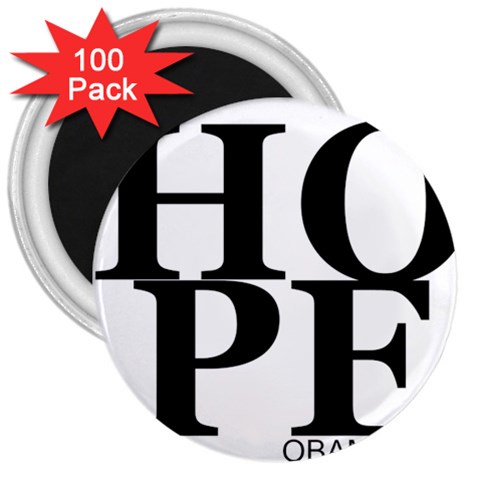 hope_obema 3  Magnet (100 pack) from ArtsNow.com Front