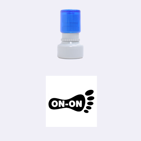 8715520_orig Small Rubber Stamp (Round) from ArtsNow.com 1.12 x1.12  Stamp