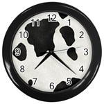 an_texture001 Wall Clock (Black)