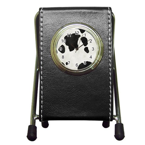 an_texture001 Pen Holder Desk Clock from ArtsNow.com Front