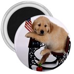 Labrador Puppy 1 3  Magnet