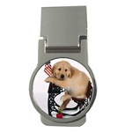 Labrador Puppy 1 Money Clip (Round)