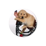 Labrador Puppy 1 Magnet 3  (Round)