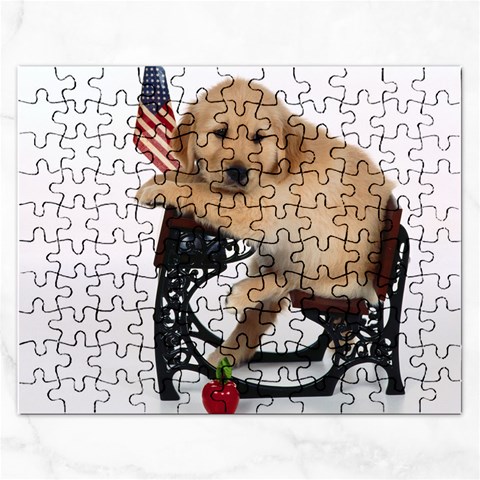 Labrador Puppy 1 Jigsaw Puzzle (Rectangular) from ArtsNow.com Front