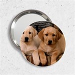 Labrador  Puppy 2 2.25  Handbag Mirror
