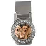 Labrador  Puppy 2 Money Clip (CZ)