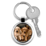 Labrador  Puppy 2 Key Chain (Round)
