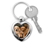 Labrador  Puppy 2 Key Chain (Heart)