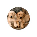 Labrador  Puppy 2 Magnet 3  (Round)