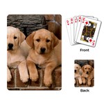 Labrador  Puppy 2 Playing Cards Single Design