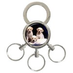 Labrador-Puppy 3 3-Ring Key Chain
