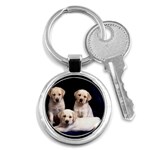 Labrador-Puppy 3 Key Chain (Round)