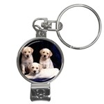 Labrador-Puppy 3 Nail Clippers Key Chain