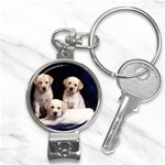 Labrador-Puppy 3 Nail Clippers Key Chain
