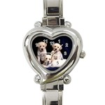 Labrador-Puppy 3 Heart Italian Charm Watch