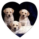Labrador-Puppy 3 Jigsaw Puzzle (Heart)