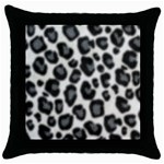 an_texture02 Throw Pillow Case (Black)