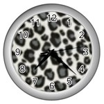 an_texture02 Wall Clock (Silver)