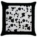 an_texture06 Throw Pillow Case (Black)