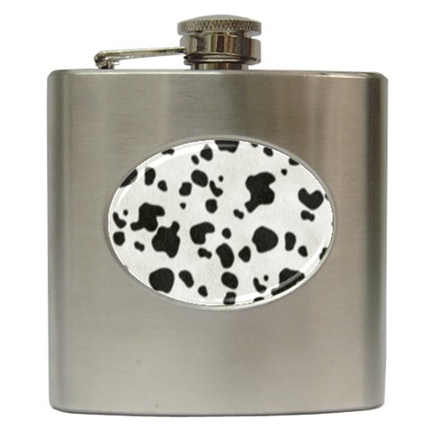an_texture06 Hip Flask (6 oz) from ArtsNow.com Front