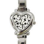 an_texture06 Heart Italian Charm Watch