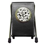 an_texture06 Pen Holder Desk Clock