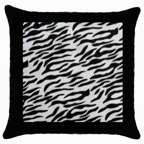an_texture08 Throw Pillow Case (Black) from ArtsNow.com Front
