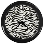 an_texture08 Wall Clock (Black)