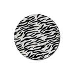 an_texture08 Rubber Round Coaster (4 pack)