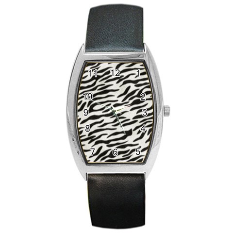an_texture08 Barrel Style Metal Watch from ArtsNow.com Front