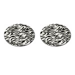 an_texture08 Cufflinks (Oval)