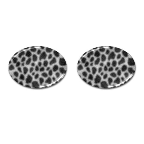 an_texture14 Cufflinks (Oval) from ArtsNow.com Front(Pair)