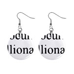 cryptocurrency millionaire 1  Button Earrings