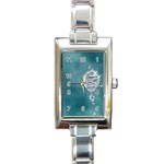 fa_texture08 Rectangular Italian Charm Watch