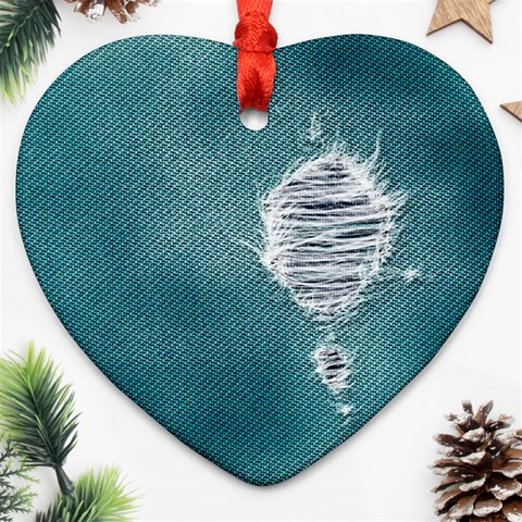 fa_texture08 Ornament (Heart) from ArtsNow.com Front