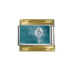 fa_texture08 Gold Trim Italian Charm (9mm)