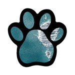 fa_texture08 Magnet (Paw Print)