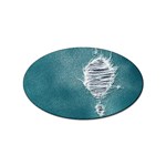 fa_texture08 Sticker Oval (10 pack)