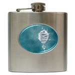 fa_texture08 Hip Flask (6 oz)