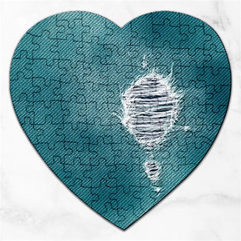 fa_texture08 Jigsaw Puzzle (Heart) from ArtsNow.com Front