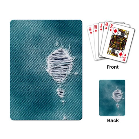 fa_texture08 Playing Cards Single Design from ArtsNow.com Back