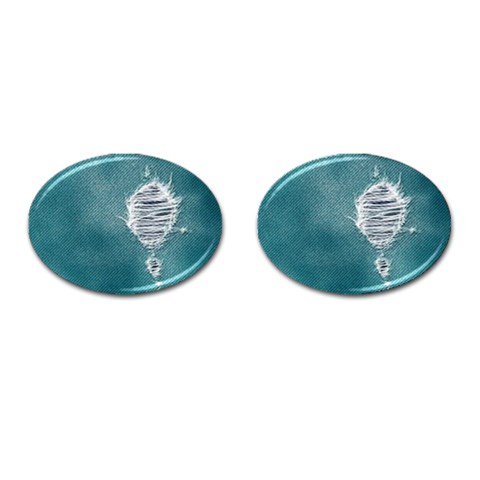 fa_texture08 Cufflinks (Oval) from ArtsNow.com Front(Pair)