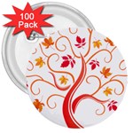 tree008 3  Button (100 pack)